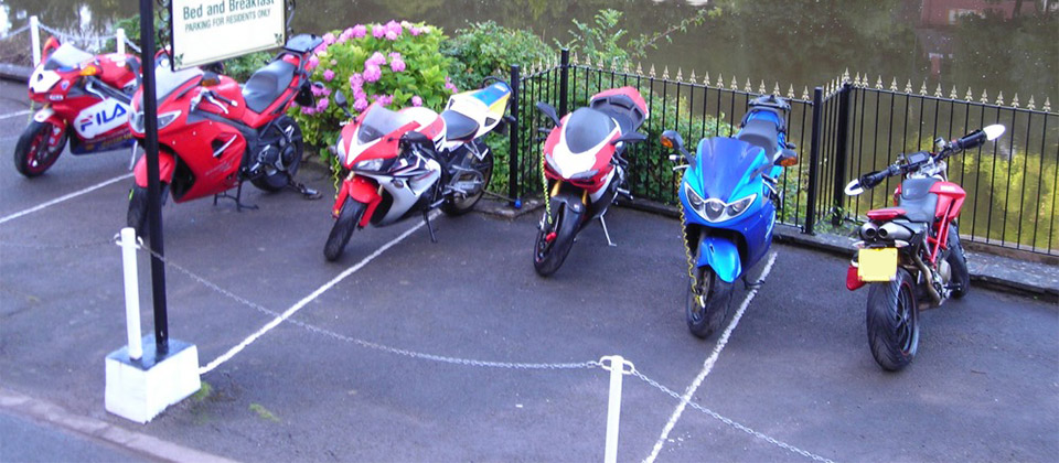 image shows: Motorcycle touring in the Wye Valley and Forest of Dean